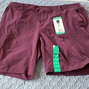 Women's Burgundy Shorts